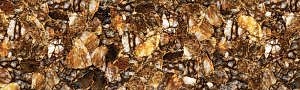 Chocolate Quartz With Gold